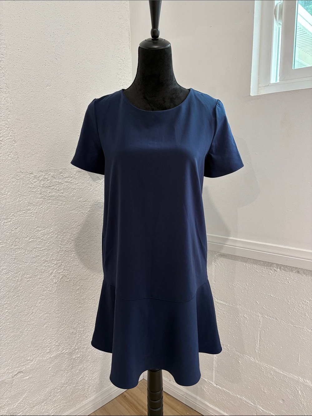MNG Suit Collection Navy Dress